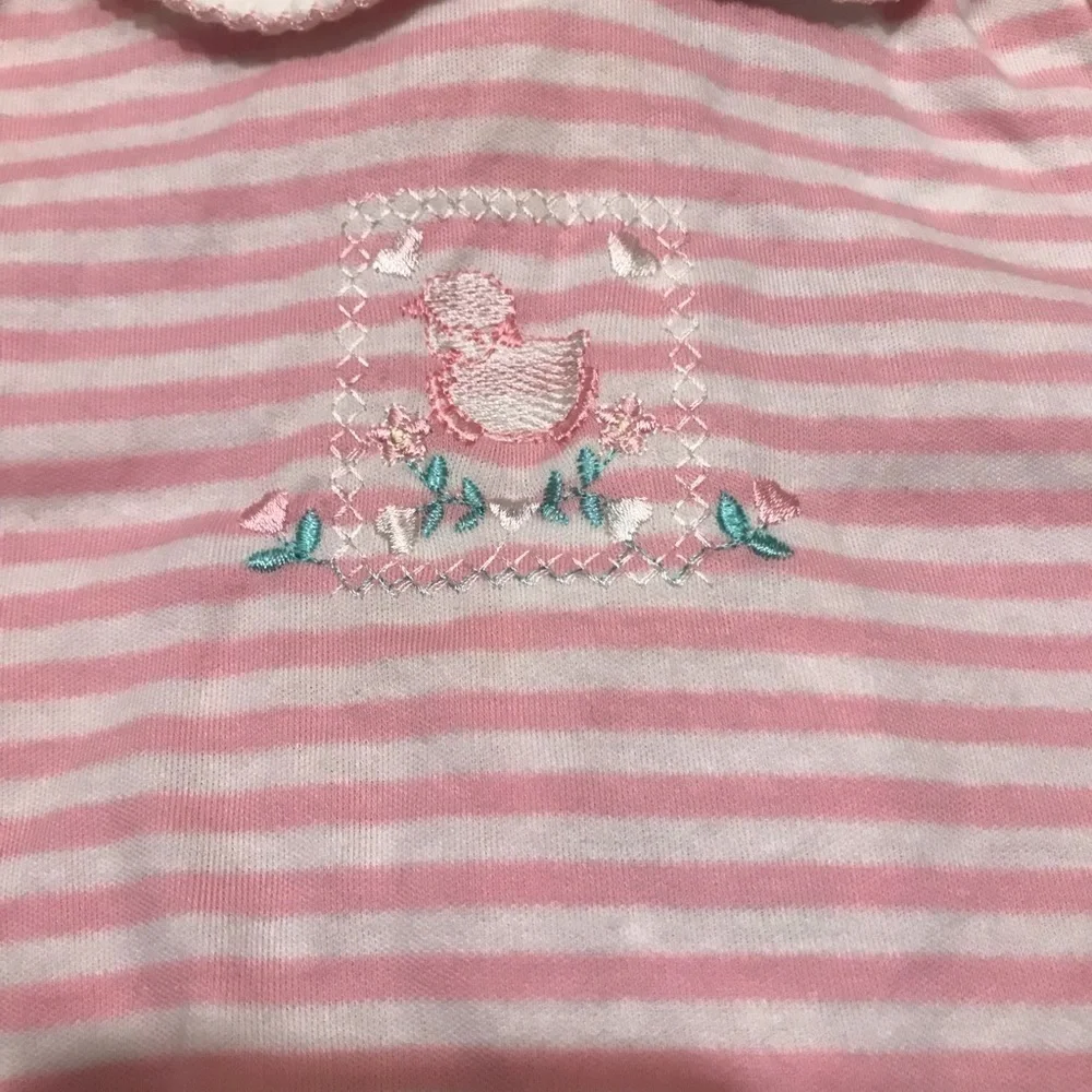 Rare Vintage Peter Pan Collar Pink Romper